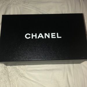 chanel black lambskin espadrilles